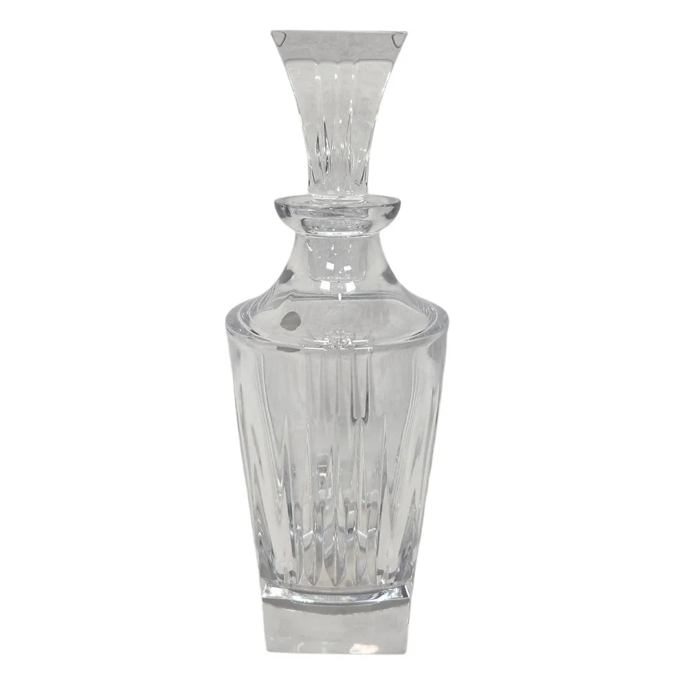 Waterford Clarion Decanter Vintage Clear Lead Crystal Wedge Cut Barware 12.5in